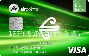 Kiwibank Air New Zealand Airpoints Low Fee Credit Card