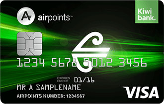 Kiwibank Air New Zealand Airpoints Standard Visa Reviewed By Creditcard Co Nz