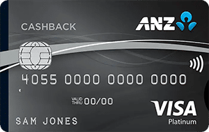 ANZ Cashback Visa Platinum Credit Card