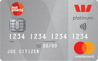 Westpac hotpoints Platinum Mastercard