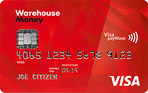 Warehouse Money Visa Card